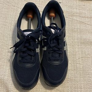 Asics Women's Sneakers - Dark Blue and White